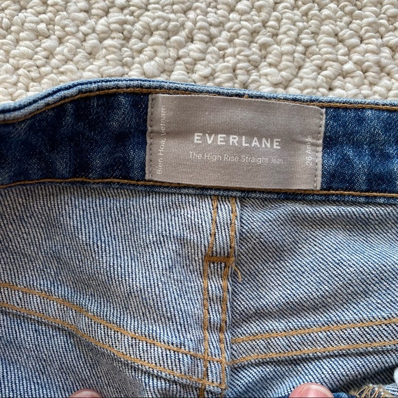 Everlane The High-Rise Straight Jean Ankle 26 - Picture 4 of 4